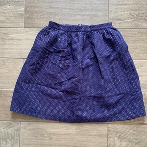 Lined metalic balloon skirt